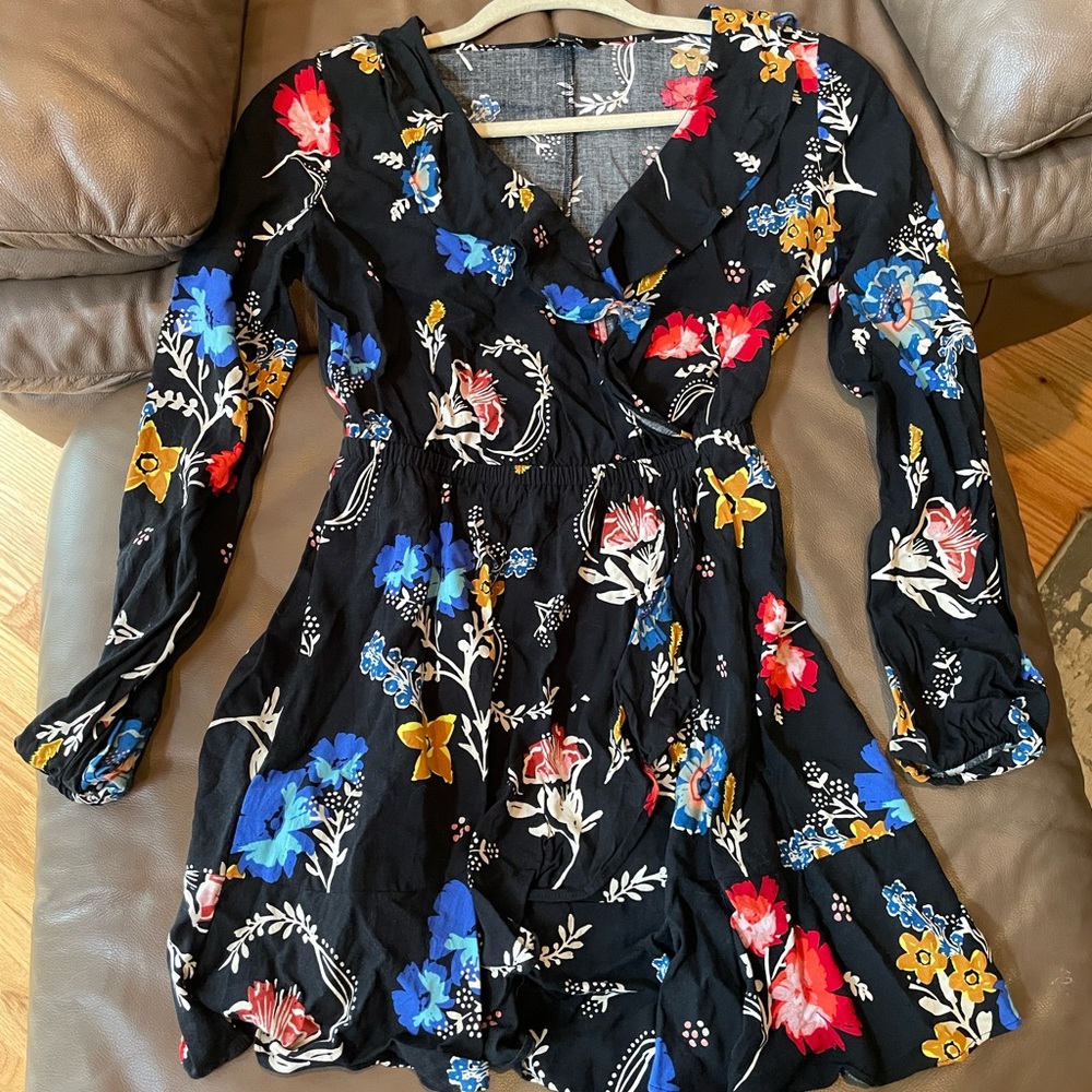 Express floral mini dress